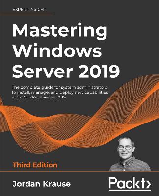 Book cover for Mastering Windows Server 2019