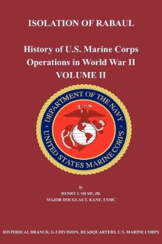 Cover of History of U.S. Marine Corps Operations in World War II. Volume II