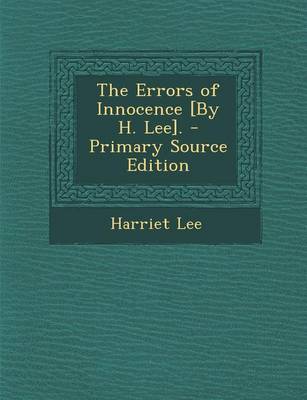 Book cover for The Errors of Innocence [By H. Lee].