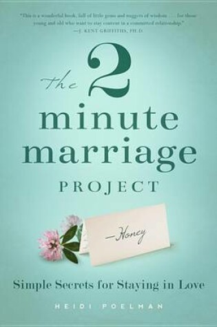 Cover of The 2 Minute Marriage Project