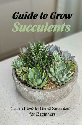 Cover of Guide to Grow Succulents