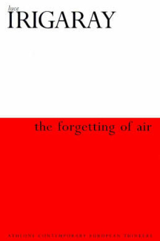 Cover of The Forgetting of Air in Martin Heidegger