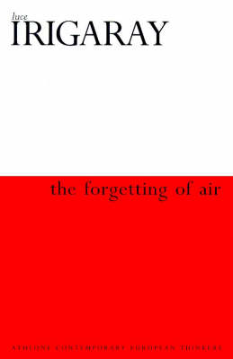 Cover of The Forgetting of Air in Martin Heidegger