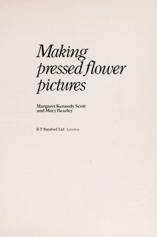 Cover of Making Pressed Flower Pictures