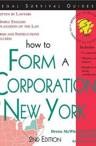 Cover of How to Form a Corporation in New York