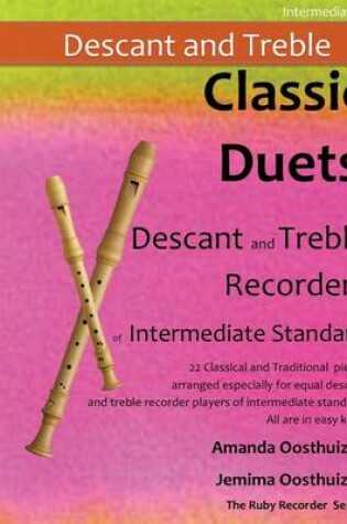 Cover of Classic Duets for Descant and Treble Recorders of Intermediate Standard