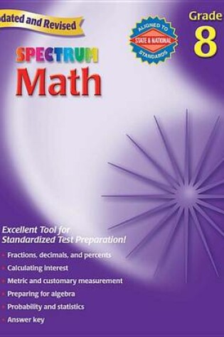 Cover of Math, Grade 8