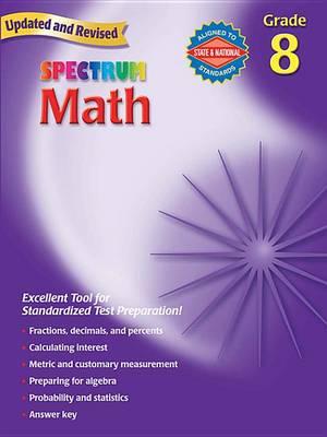 Book cover for Math, Grade 8