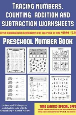 Cover of Preschool Number Book (Tracing numbers, counting, addition and subtraction)