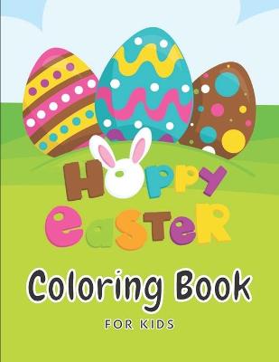 Book cover for Happy Easter Coloring Book For Kids