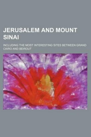 Cover of Illustrations of Jerusalem and Mount Sinai; Including the Most Interesting Sites Between Grand Cairo and Beirout