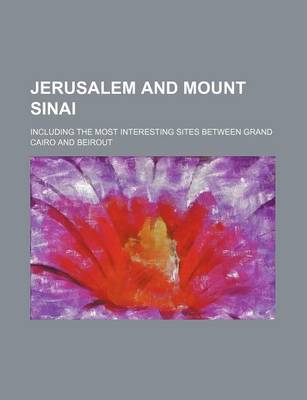 Book cover for Illustrations of Jerusalem and Mount Sinai; Including the Most Interesting Sites Between Grand Cairo and Beirout