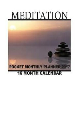 Cover of Meditation Pocket Monthly Planner 2017