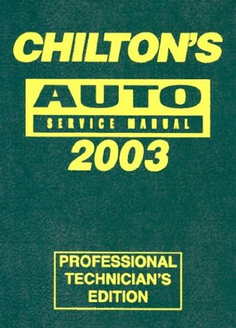 Book cover for Auto Service Manual 99-03