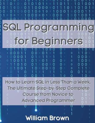 Book cover for SQL Data Analysis Programming for Beginners