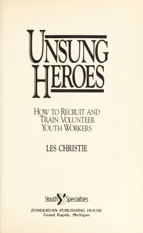Book cover for Unsung Heroes