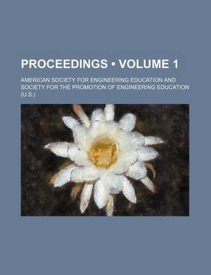 Book cover for Proceedings (Volume 1)