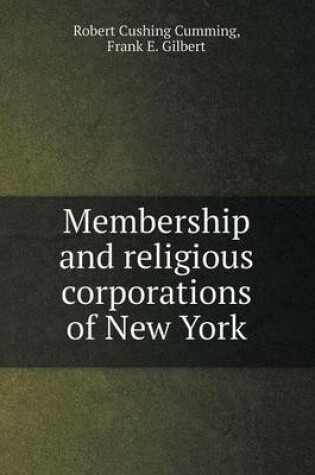 Cover of Membership and religious corporations of New York