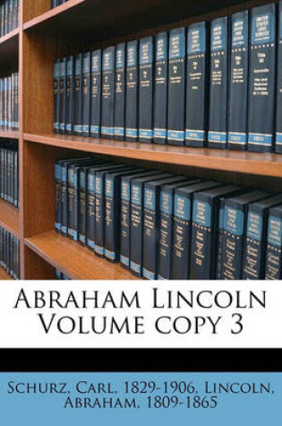 Cover of Abraham Lincoln Volume Copy 3