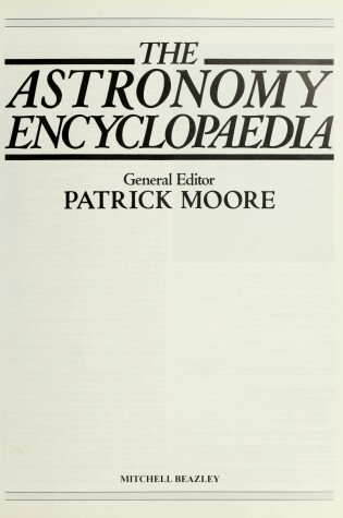 Cover of The Astronomy Encyclopaedia