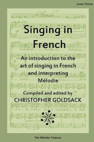 Cover of Singing in French - Lower Voices
