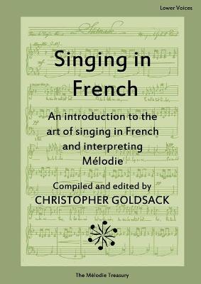 Book cover for Singing in French - Lower Voices