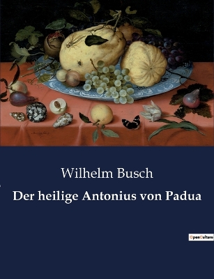 Book cover for Der heilige Antonius von Padua