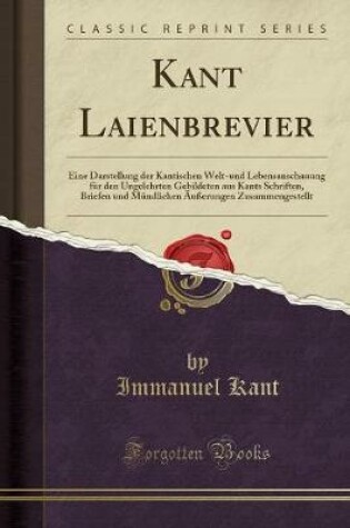 Cover of Kant Laienbrevier
