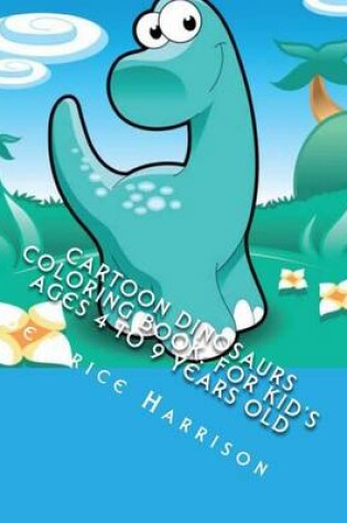 Cover of Cartoon Dinosaurs Coloring Book