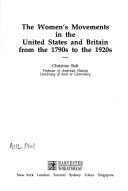 Book cover for The Women's Movement in the United States and Britain