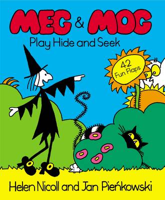 Book cover for Meg and Mog Play Hide-and-seek