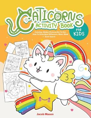 Book cover for Caticorns Activity Book For Kids