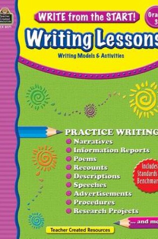 Cover of Write from the Start! Writing Lessons, Grade 3