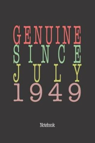 Cover of Genuine Since July 1949