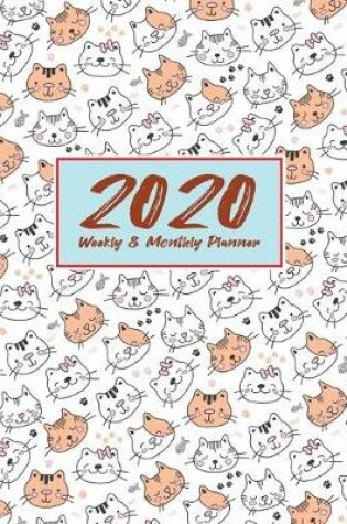 Cover of 2020 Planner Weekly & Monthly 8x10 Inch Pretty Smiley Cat