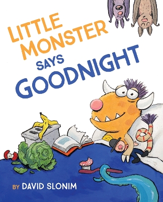Book cover for Little Monster Says Goodnight
