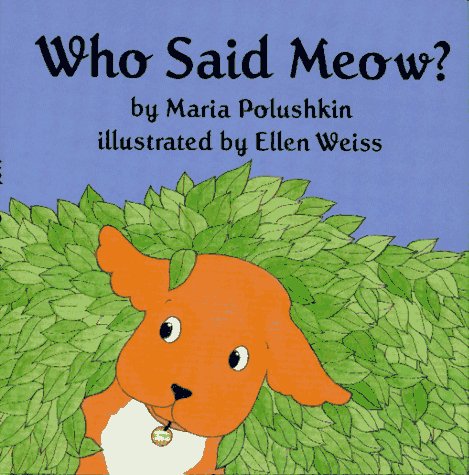 Book cover for Who Said Meow?