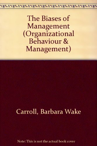 Book cover for The Biases of Management