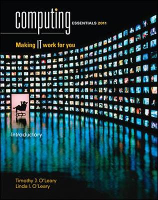 Book cover for Computing Essentials 2011 Introductory Edition