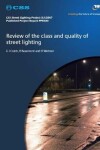 Book cover for Review of the class and quality of street lighting