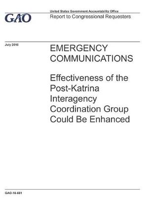 Book cover for Emergency Communications