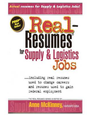 Book cover for Real-Resumes for Supply & Logistics Jobs