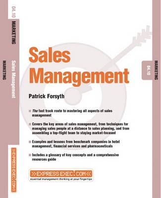 Book cover for Sales Management