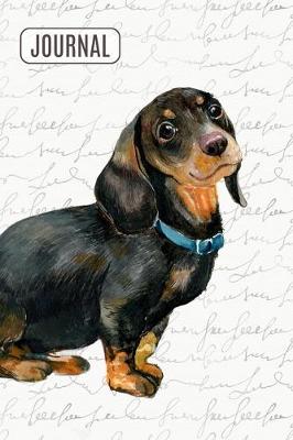 Cover of Lined Journal Notebook Cute Dachshund