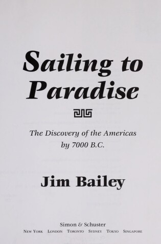 Cover of Sailing to Paradise