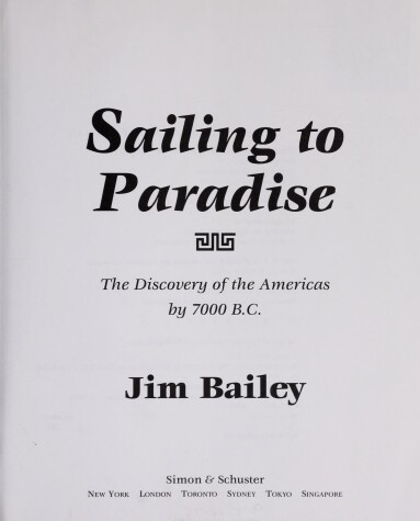 Book cover for Sailing to Paradise