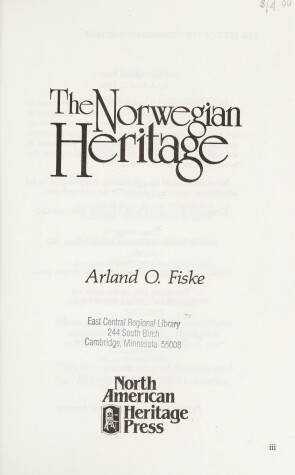 Book cover for Best of Norwegian Heritage