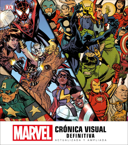 Book cover for Marvel CrÃ³nica Visual Definitiva