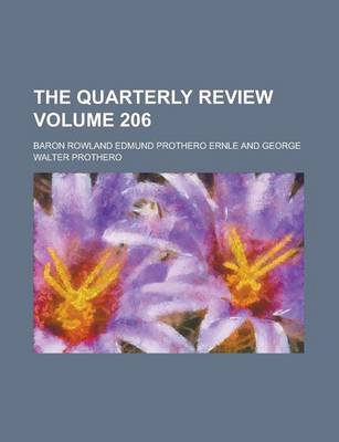 Book cover for The Quarterly Review Volume 206