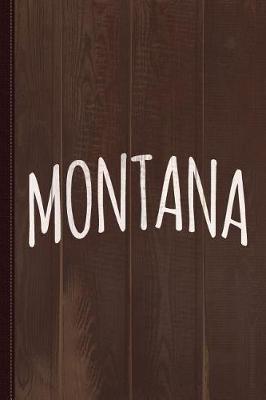 Book cover for Cute Montana Journal Notebook